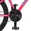 Велосипед "BELLE" PROF1 G26BELLE A26.1 26 д. Алюм.рама 17 ", SHIMANO 21SP, алюм.DB, FW TZ500, малиново-білий - мініатюра 4