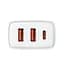 Мережевий зарядний пристрій Baseus Compact Quick Charger 2U+C 30W White [CCXJ-E02] [73374] - мініатюра 4