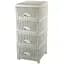 Комод Violet House Виолетта White 37*45*90 см (1004 Виол WH 37*45*90 см) - миниатюра 1