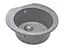 Кухонна мийка гранітна Miraggio Tuluza gray 520x483x204 00210206, Сірий - мініатюра 2