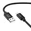 Кабель для заряджання Hoco X122 USB Micro USB міцний силіконовий матеріал 1 метр Чорний - мініатюра 4