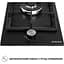 Варочная поверхность Perfelli HGM 31404 газовая BL - миниатюра 5
