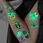 Набор детских временных татуировок Halloween glow kids-tatto-halloween-glow-set-1 - миниатюра 4