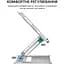 Подставка для ноутбука OfficePro LS-610S Alloy Aluminum Silver - миниатюра 8