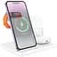 Зарядка Qi HOCO Crown 3-in-1 night light Wireless Fast Charger with clock clock |15W| - миниатюра 1