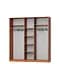 Шкаф-купе трехдверный MebelStar Стандарт AL 3 Зеркала 190x60x210 см Аляска серый (MBS-3029) - миниатюра 2