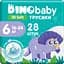 Підгузники-трусики Dino Baby 3D Soft 6 розмір (16-24 кг) 28 шт. (DBT4.3D734) - мініатюра 1