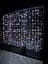 Гірлянда світлодіодна Завіса на вікно Біла 2*2 м від мережі прозорий провід - мініатюра 5