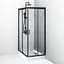 Душова кабіна Am.Pm Gem Twin Slide 120x80 см скло прозрачне black matt W90UG-404-120280-BT, Чорний матовий, Універсальна, прозрачний, Чорний матовий - мініатюра 6