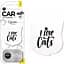 Ароматизатор полімерний Aroma Car Art Cats Quotes Я люблю котів - мініатюра 1