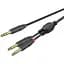 Готовий аудіокабель Jack 6,3 Stereo — 2xJack 6,3 mono Roxtone GPT-C130-L6 6м - мініатюра 1