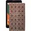 Чехол StatusCASE из экокожи для планшета Bravis NB754 Коричневый ромб - миниатюра 1