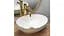 Умивальник Rea Sofia 41x34,5 gold edge (REA-U3287), Матова - мініатюра 2