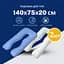 Набір подушок для сну та відпочинку стьобана Ideia 140х75х20 см (8000035786) - мініатюра 3