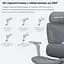 Ігрове крісло Anda Seat X-Air Pro Size XL Mesh Gray (AD-WY-01-GGF-G01) - мініатюра 9