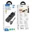 Мережевий подовжувач Hoco NS10 Wisdom 2-Position (PD67W/3C1A) Desktop Socket Black - мініатюра 6