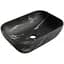 Умивальник Mexen Rita black marble matt накладний MEX-21084588, Чорний матовий - мініатюра 1