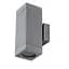 Світильник Brille вуличний фасадний AL-16 2x50W GU10 SILVER - мініатюра 2