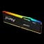 Оперативная память Kingston Fury 16GB DDR5 5600 MHz Beast RGB (ex.HyperX) (KF556C40BBA-16) - миниатюра 1