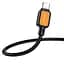 Кабель PD Hoco X108 Benefit 60W silicone charging data cable C to C 1 м чорний - мініатюра 1