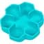 Миска собак та котів Waudog Silicone для повільного харчування 450 мл блакитна - мініатюра 1