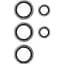 Захисне скло на камеру Monblan Metal Ring Series для Samsung Galaxy S24 Ultra Gray [111336] - мініатюра 1