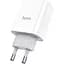 Мережевий зарядний пристрій Hoco C80A Plus USB-A/USB-C 20W White (779885) [124885] - мініатюра 2