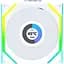 Кулер для корпуса Lian Li Uni Fan SL WIRELESS LCD Reverse, 120-1 (G99.12RSLLCD1W1W.00) - миниатюра 1