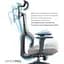 Офісне крісло OfficePro Elegant OC600-B-DG-DG Black/Dark Gray [148650] - мініатюра 9
