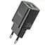 Сетевое зарядное устройство 1 USB+Type-C Hoco N13 PD30W+QC3.0 Black - миниатюра 1