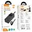 Мережевий подовжувач Hoco NS9 Wisdom 1-position (PD67W/3C1A) Desktop Socket Black - мініатюра 2