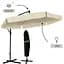 Садовый зонт GardenLine GAO1503 Banana с LED подсветкой Beige [144770] - миниатюра 9