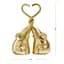 Декоративная статуэтка MBM My Home Пара слоников золотая (DH-ST-25 GOLD) - миниатюра 2