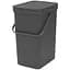 Відро для сміття Brabantia Sort&Go темно-сіре 25 л (129940) - мініатюра 1