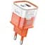 СЗУ Amaya E200D PD20W+QC3.0 (1USB-A/1C) Orange - миниатюра 1