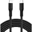 Кабель Belkin USB-C > USB-C заряджання/синхронізації 3м, 240Вт, Type-C, плетений, чорний teh0013680 - мініатюра 1