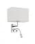 Бра, настінний світильник Nowodvorski 11785 Hotel Mood E27+LED 2x10W+2.2W 4000K IP20 світло-бежевий - мініатюра 1