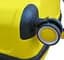 Валіза Велика L пластикова з поліпропілену на колесах My Polo70c05 93L Жовта - мініатюра 7