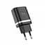 Сетевое зарядное устройство 1 USB Hoco C12Q Smart QC 3.0 3A Black - миниатюра 1