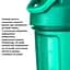 Шейкер спортивный BlenderBottle Classic Loop 20oz/590 мл Cyan (Loop 20 Cyan) - миниатюра 2