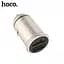 Адаптер автомобильный Hoco z30 Easy route metal mini азу авто зарядное на 2USB 3.1A черный - миниатюра 2