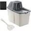 Туалет для кішок MPS Бокс Buxo Close Grey 58 x 39 x 56 см - мініатюра 1