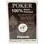 Карты игральные Piatnik 100% Plastic Poker Economy single deck (red) (PT-136214) - миниатюра 1