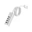 Концентратор HOCO USB 2.0 to 4xUSB Line machine HB1 Silver (6957531038146) - миниатюра 3