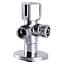 Кран кульовий кутовий подвійний Arco 1/2″х 1/2″х1/2″ A80TWIN CQ4105 000013551 - мініатюра 3