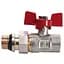 Кран кульовий прямий з американкою Water Valve Q003 NV-V123 1/2″ ЗB - мініатюра 1