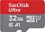 Карта пам'яті microSD 32GB C10 UHS-I R100MB/s Ultra + SD SanDisk teh0013280 - мініатюра 1