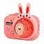 Фотокамера-генератор мильних бульбашок 9996 Children's camera Rabbit / Pink - мініатюра 1