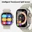Розумний сенсорний смарт-годинник HK 8 pro Max Ultra Українське меню White (16078-hbr) - мініатюра 6