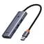 USB-хаб Baseus UltraJoy Series 4-Port (USB-A to USB3.0*4) B0005280A813-02 Grey - мініатюра 4